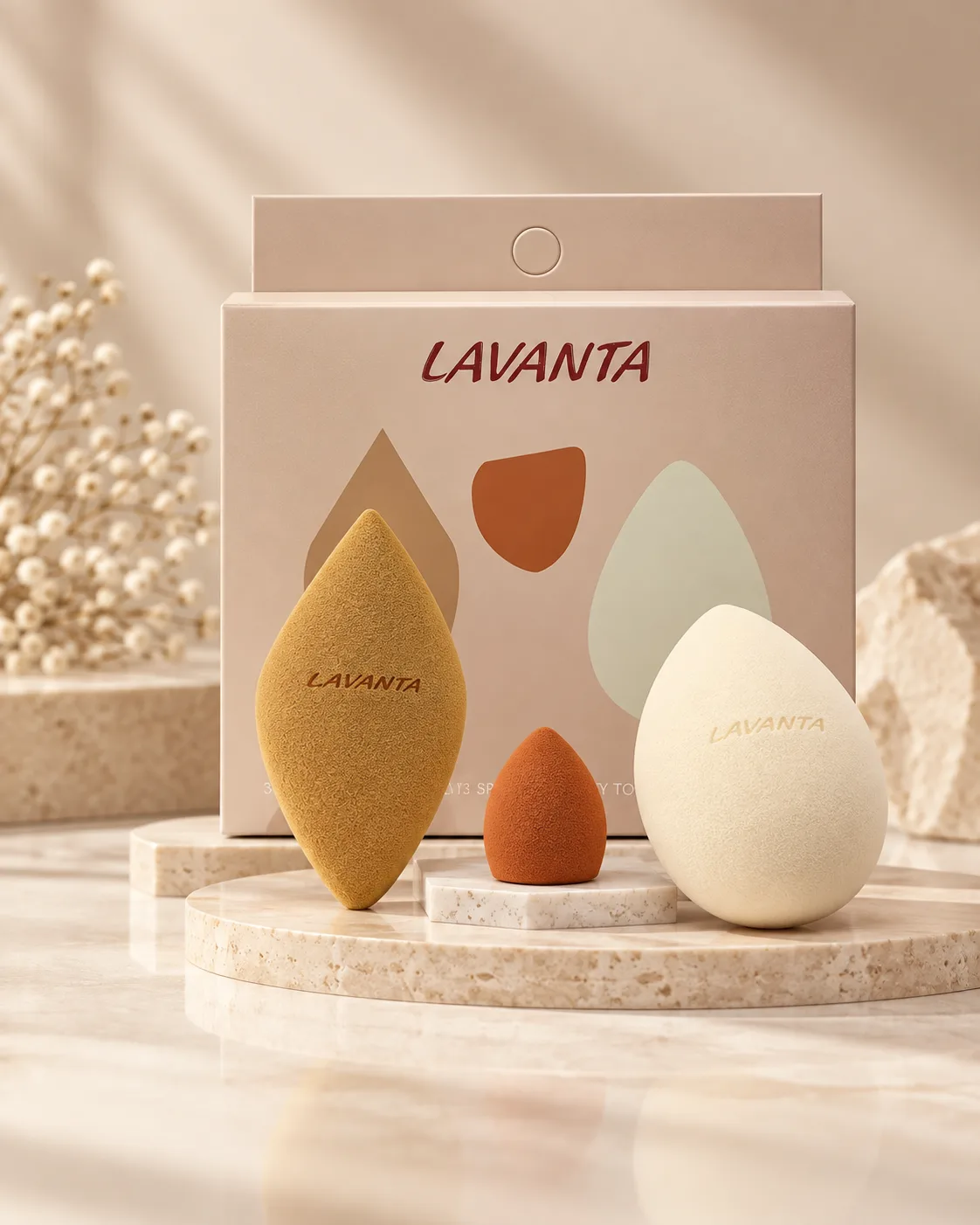 LAVANTA Makeup Blending Sponge Set